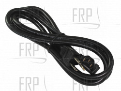 Power Cord, 6' angled plug - Product Image