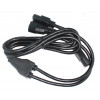 PWR CORD,SPLITTER,Y,250V,10A,IEC 60 - Product Image