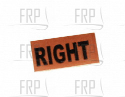 RIGHT sticker - Product Image