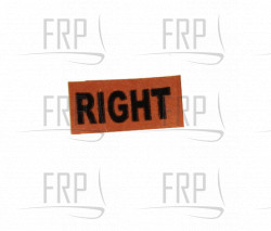 Right Sticker (RIGHT)(No.:RBE-00001) - Product Image