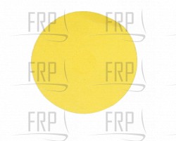 Safety key yellow sticker - Product Image