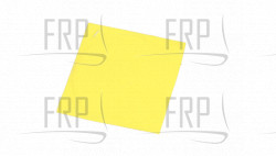 Safety Key Yellow Sticker - Product Image