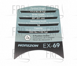 SALES LABEL, COVER, EP537, - Product Image