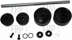 Semi-Assembly, RB77 Wheel Set, US, RB77 - Product Image Semi-Assembly, RB77 Wheel Set, US, RB77 - Product Image