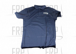 Shirt, Polo, Navy, Fitness Plus Logo, Men's, Small - Product Image