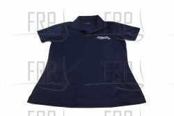 Shirt, Polo, Navy, Fitness Plus Logo, Women's, Small - Product Image