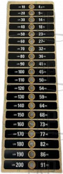 Spec Label;Weight Plate;10 LBS;White Wor - Product Image Spec Label;Weight Plate;10 LBS;White Wor - Product Image