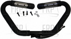 Stationary Handlebar Set;Includes HR Grips;MX-E5XC-F;US;EP81 - Product Image Stationary Handlebar Set;Includes HR Grips;MX-E5XC-F;US;EP81 - Product Image