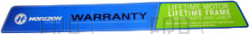 Sticker; Motor warranty;TM606-1US - Product Image Sticker; Motor warranty;TM606-1US - Product Image