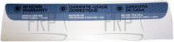 Sticker, POP, Motor Cover, TM621 - Product Image Sticker, POP, Motor Cover, TM621 - Product Image