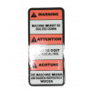 15011951 - STICKER,WARNING,BOLT DOWN - Product Image