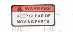 Sticker;Warning;FW50;FW50-V02A - Product Image