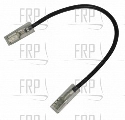 Terminal wire (black) 14AWGx170x2T - Product Image
