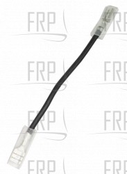 Terminal wire (black) 14AWGx90x2T - Product Image Terminal wire (black) 14AWGx90x2T - Product Image