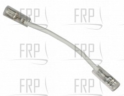 Terminal wire (white) 14AWGx90x2T - Product Image