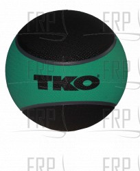 TKO 6 lb. Rubberized Medicine Ball - Product Image