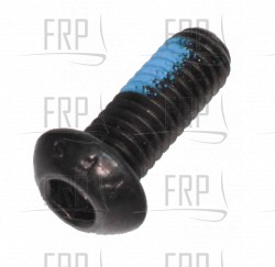 Truss Hex Screw M6XP1.0X15 Blue Nylonpatch - Product Image