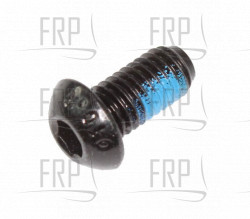 Truss Hex Screw M8xP1.25x15-Blue Nylonpatch - Product Image