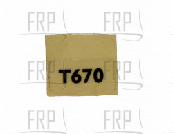Sticker, TV Bracket - Product Image Sticker, TV Bracket - Product Image