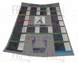 WALL CHART - 250 HOME GYM - Product Image WALL CHART - 250 HOME GYM - Product Image