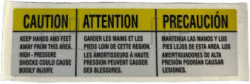 Warning Label, TM453, PET, English/Frenc - Product Image Warning Label, TM453, PET, English/Frenc - Product Image