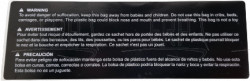 Warning Label;;;;;;EN/DE/FR; - Product Image Warning Label;;;;;;EN/DE/FR; - Product Image