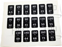 Warning Sticker;Weight Plate;GM204 - Product Image Warning Sticker;Weight Plate;GM204 - Product Image