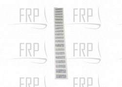WEIGHT STACK LABELS, 10-200, STRAIG - Product Image