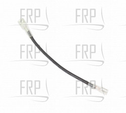 WIRE Black WITH CONNECTORS 100mm 14AWG T250 to T187 - Product Image