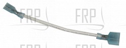 Wire Harness, White, 4" - Product Image