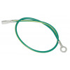 49002380 - WIRE, PULSE CON, YELLOW/GREEN, 250LOCK-#6 - Product Image