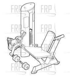 Leg Extension - GZFI8013.5 - Product Image