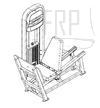 Seated Leg Press - 9LL-S1305AXXXXX - Product Image