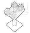 Adjustable Weight Dumbbell - PFNSAW100060 - Product Image