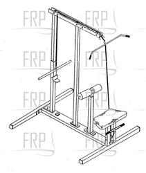 FREE STANDING LAT MACHINE - IM3306.0 - Product Image FREE STANDING LAT MACHINE - IM3306.0 - Product Image