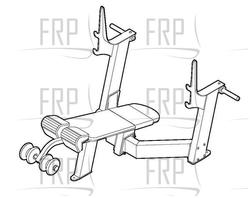 Olympic Decline Bench - GZFW2154.2 - Product Image
