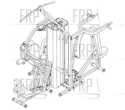 Leg Press Adapter Kit - 435-103 - Product Image