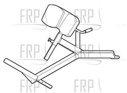 45 deg Back Extension - GZFW2061.1 - Product Image