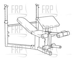 3.0 WEIGHT BENCH - IMBE3005.2 - Product Image 3.0 WEIGHT BENCH - IMBE3005.2 - Product Image