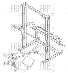 4.5 WEIGHT BENCH - IMBE5390.0 - Product Image