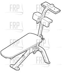 Abdominal Bench - GZFW2131.1 - Product Image