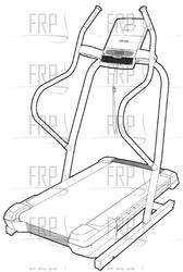 Incline Trainer X3 Interactive Treadmill - SFTL15008.2 - Product Image