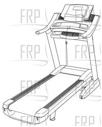 770 Interactive Treadmill - SFTL15510.0 - Product Image