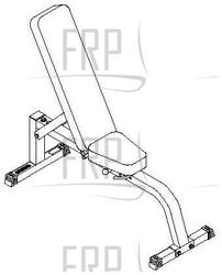 805-108 FLAT & INCLINE BENCH SYSTEM - Product Image