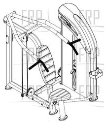 Dependent Shoulder Press - P717 - Product Image Dependent Shoulder Press - P717 - Product Image