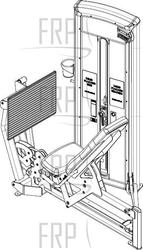 VR3 Total Access - 14040 Leg Press - Product Image