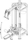 Cable Motion Multi Jungle Dual Pulley Pulldown - MJLPD - Product Image