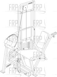 VR - 4850 Leg Extension - Product Image