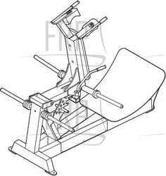 Plate Loaded Squat Rack - GZPL40110 - Product Image