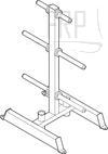 Epic Olympic Plate & Bar Rack - GZFW2195.1 - Product Image